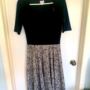 NWT Black and silver LuLaroe dress